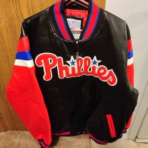 New Philadelphia Phillies leather Vintage jacket
